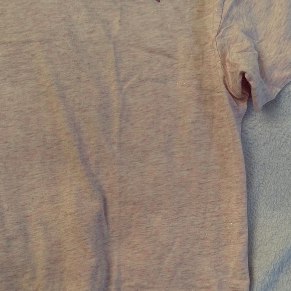 Victoria's Secret Light Pink Tee with Purple Logo - Picture 8 of 9